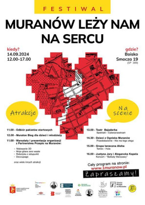 Plakat informujący o spotkaniu