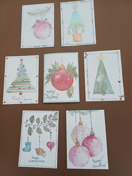 Kartki świąteczne Danusi Kępniak