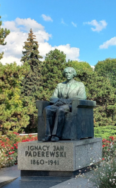17. Ignacy Jan Paderewski, Park Ujazdowski