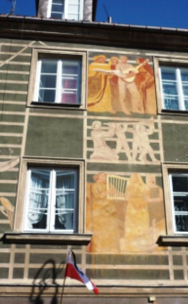 Polichromia Krystyny Kozłowskiej, Kościelna 14/16